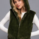 Hoodie Faux Fur Vest