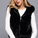Hoodie Faux Fur Vest