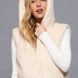 Hoodie Faux Fur Vest
