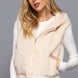 Hoodie Faux Fur Vest