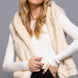 Hoodie Faux Fur Vest