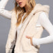 Hoodie Faux Fur Vest