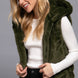 Hoodie Faux Fur Vest