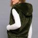 Hoodie Faux Fur Vest