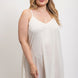 V-neck slip dress with adjustable straps