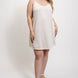 V-neck slip dress with adjustable straps