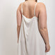 V-neck slip dress with adjustable straps
