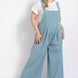 Pintuck detail overall with side pockets