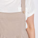 Pintuck detail overall with side pockets