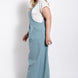 Pintuck detail overall with side pockets