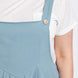 Pintuck detail overall with side pockets