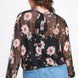 Mesh Floral Ls Top W/cami