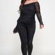 Ots Ruched Mesh Top