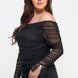 Ots Ruched Mesh Top