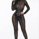 Geometric Printed Jersey Jumpsuit