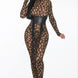 Geometric Printed Jersey Jumpsuit