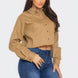 Bling Denim Button Down Shirt