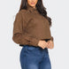 Bling Denim Button Down Shirt