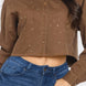 Bling Denim Button Down Shirt
