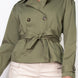 Double-breasted Waist-tie Trench Coat
