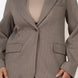 Single-breasted Herringbone Notch Jacket