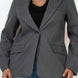 Single-breasted Herringbone Notch Jacket