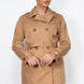 Double-breasted Notch Belted Coat