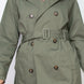 Double-breasted Notch Belted Coat