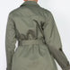 Double-breasted Notch Belted Coat