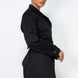Double-breasted Notch Belted Coat