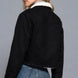 Button Closure Sherpa-lined Twill Jacket