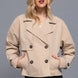 Double Breasted Short Trench Jacket