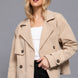 Double Breasted Short Trench Jacket
