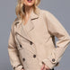 Double Breasted Short Trench Jacket