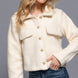 Long Slv Teddy Fleece Short Jacket