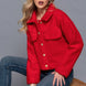 Long Slv Teddy Fleece Short Jacket