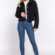 Long Slv Teddy Fleece Short Jacket