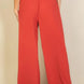 Drawstring Waist Wide Leg Minimalist Pants