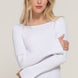Long Sleeve Boat Neck Sweater
