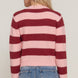 Long Sleeve Crew Neck Stripe Sweater