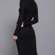 Long Sleeve High Neck Sweater Long Dress
