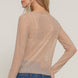 Long Sleeve Mesh w/ Rhinestone Top