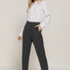 High Waist Pintuck Detail Long Pants