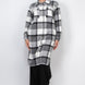 Plaid Buttoned Shacket Coat