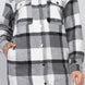 Plaid Buttoned Shacket Coat