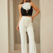 Flower Detailed Fashion Crop Top