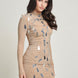 Mirrors & Rhinestones Mini Dress