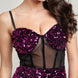 Cecily Teddy Velvet Corset Maxi Dress
