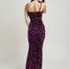 Cecily Teddy Velvet Corset Maxi Dress