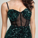 Cecily Teddy Velvet Corset Maxi Dress